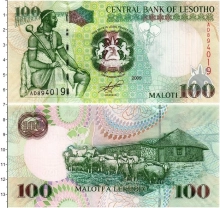 Продать Банкноты Лесото 100 малоти 2006 