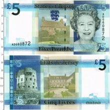 Продать Банкноты Остров Джерси 5 фунтов 0 