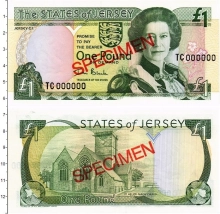 Продать Банкноты Остров Джерси 1 фунт 2000 