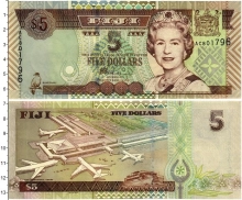 Продать Банкноты Фиджи 5 долларов 0 