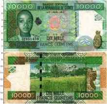Продать Банкноты Гвинея 10000 франков 2008 