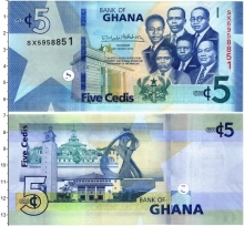 Продать Банкноты Гана 5 седи 2019 