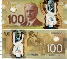 Продать Банкноты Канада 100 долларов 2011 Пластик