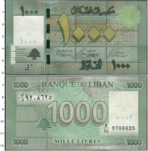 Продать Банкноты Ливан 1000 ливр 0 