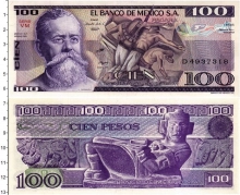 Продать Банкноты Мексика 100 песо 1982 