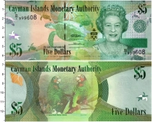 Продать Банкноты Каймановы острова 5 долларов 2014 