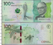 Продать Банкноты Колумбия 100 песо 2014 