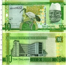 Продать Банкноты Гамбия 10 даласи 2015 