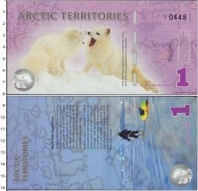 Продать Банкноты Арктика 1 доллар 2012 