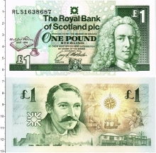 Продать Банкноты Шотландия 1 фунт 1994 