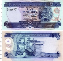 Продать Банкноты Соломоновы острова 5 долларов 1997 