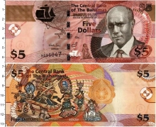 Продать Банкноты Багамские острова 5 долларов 2013 