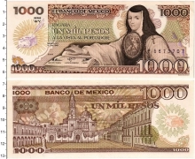 Продать Банкноты Мексика 1000 песо 1985 