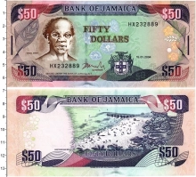 Продать Банкноты Ямайка 50 долларов 2000 
