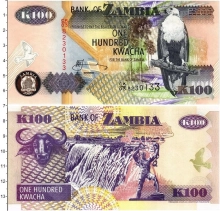 Продать Банкноты Замбия 100 квач 2006 