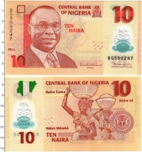 Продать Банкноты Нигерия 10 найра 2006 Пластик