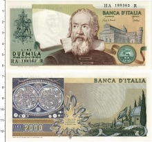 Продать Банкноты Италия 2000 лир 1973 