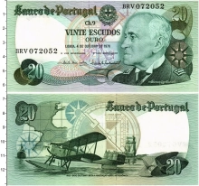 Продать Банкноты Португалия 20 эскудо 1978 