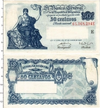 Продать Банкноты Аргентина 50 сентаво 1947 