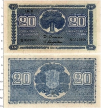 Продать Банкноты Финляндия 20 марок 1945 