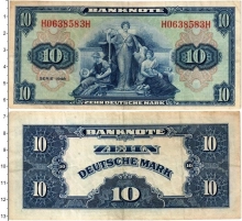 Продать Банкноты Германия 10 марок 1948 