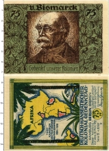 Продать Банкноты Германия : Нотгельды 75 пфеннигов 1921 