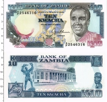 Продать Банкноты Замбия 10 квача 0 
