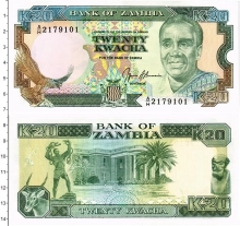 Продать Банкноты Замбия 20 квач 0 