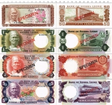 Продать Банкноты Сьерра-Леоне 5000 динар 1978 