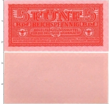 Продать Банкноты Третий Рейх 5 пфеннигов 1944 