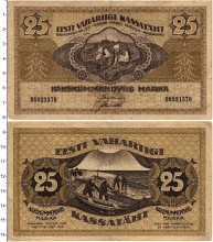 Продать Банкноты Эстония 25 марок 1919 