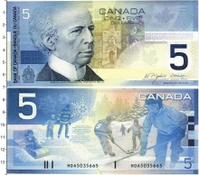 Продать Банкноты Канада 5 долларов 0 