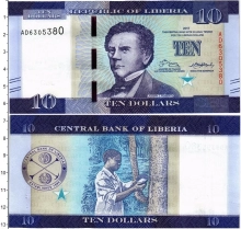 Продать Банкноты Либерия 10 долларов 2017 