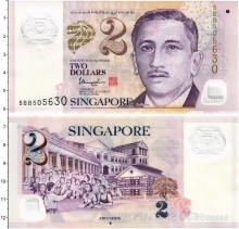 Продать Банкноты Сингапур 2 доллара 2006 