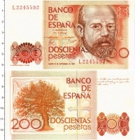 Продать Банкноты Испания 200 песет 1980 