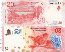 Продать Банкноты Аргентина 20 песо 2017 