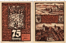 Продать Банкноты Германия : Нотгельды 75 пфеннигов 1921 