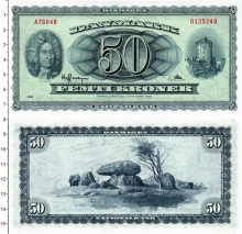 Продать Банкноты Дания 50 крон 1966 