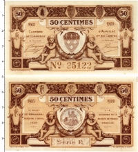 Продать Банкноты Франция 50 сентим 1920 