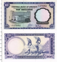 Продать Банкноты Нигерия 10 шиллингов 1967 