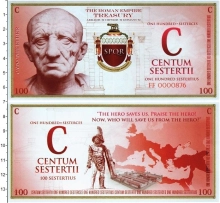 Продать Банкноты Италия 100 сестерций 2018 