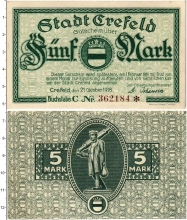 Продать Банкноты Германия : Нотгельды 5 марок 1918 