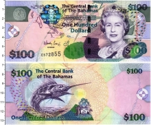 Продать Банкноты Багамские острова 100 долларов 2009 