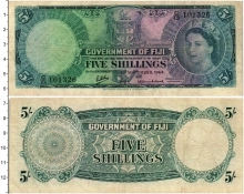 Продать Банкноты Фиджи 5 шиллингов 1964 
