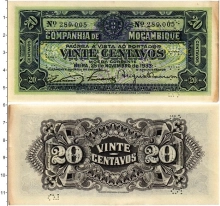 Продать Банкноты Мозамбик 20 сентаво 1933 