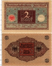 Продать Банкноты Веймарская республика 2 марки 1920 