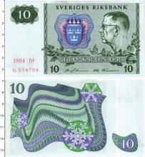 Продать Банкноты Швеция 10 крон 1984 