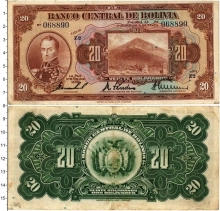 Продать Банкноты Боливия 20 боливиано 1928 
