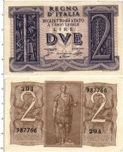Продать Банкноты Италия 2 лиры 1939 