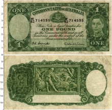 Продать Банкноты Австралия 1 фунт 1952 